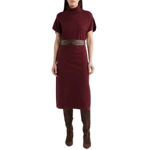 Nordstrom; Eliza J Turtleneck Midi Sweater Dress