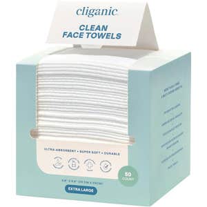 amazon, Cliganic Face Towels XL