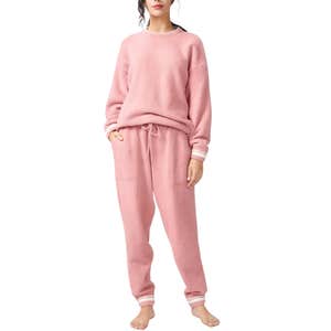 DAVID ARCHY Fleece Pajamas for Women