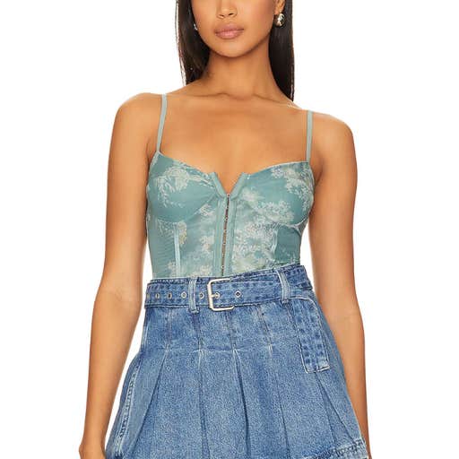 revolve, Intimately FP Night Rhythm Corset Bodysuit