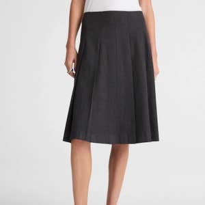 Madewell Pleated Midi Skirt