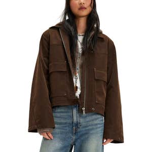 Nordstrom; Free People We The Free Blair Faux Suede Jacket