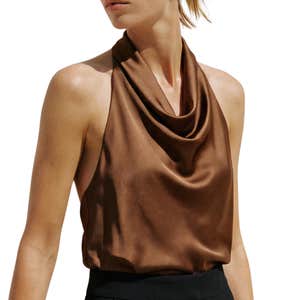 zara, Zara Satin Halter Top