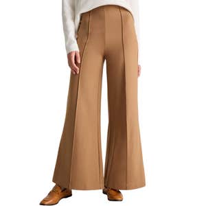 quince, Quince Ultra-Stretch Ponte Super Wide Leg Pants