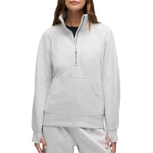 lululemon, lululemon Scuba Oversized Funnel-Neck Half Zip Long