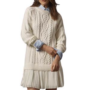 anthropologie, Anthropologie Delphine Sweater Twofer Mini Dress