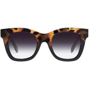 quay, Quay After Hours Sunglasses in Tortoise Black Frame / Black Fade Lens