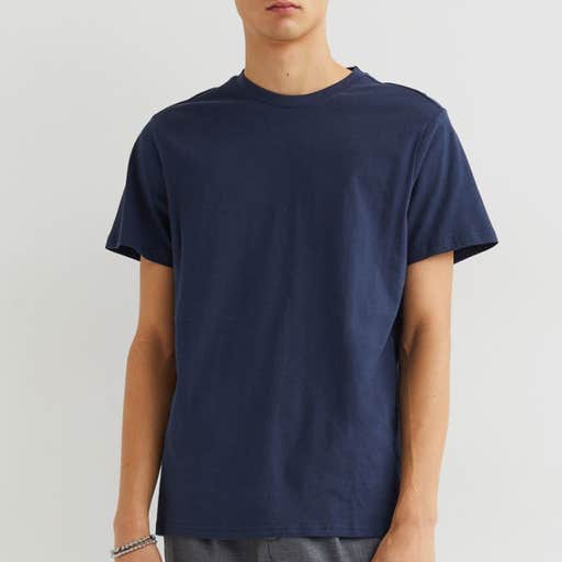 h&m, H&M Regular Fit Crew-Neck T-Shirt