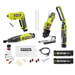 the home depot, Ryobi USB Lithium Project Kit