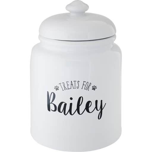 chewy, Frisco Ceramic "Treats for" Personalized Treat Jar