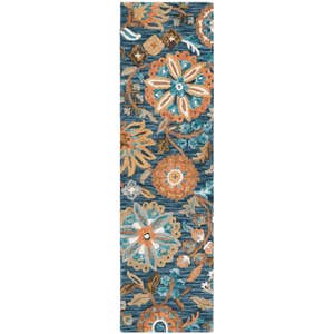 SAFAVIEH Handmade Blossom Susete French Country Wool Rug