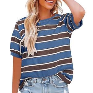 amazon, Dokotoo Striped Summer Top