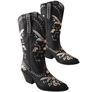 Anthropologie Dingo1969 Full Bloom Western Boots