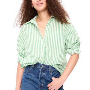 old navy, Old Navy Oversized Button-Down Boyfriend Shirt