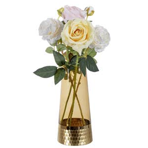 Glass Modern Tone Decorative Flower Table Vase