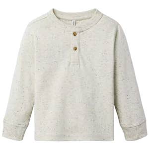 Janie and Jack Speckled Henley Tee