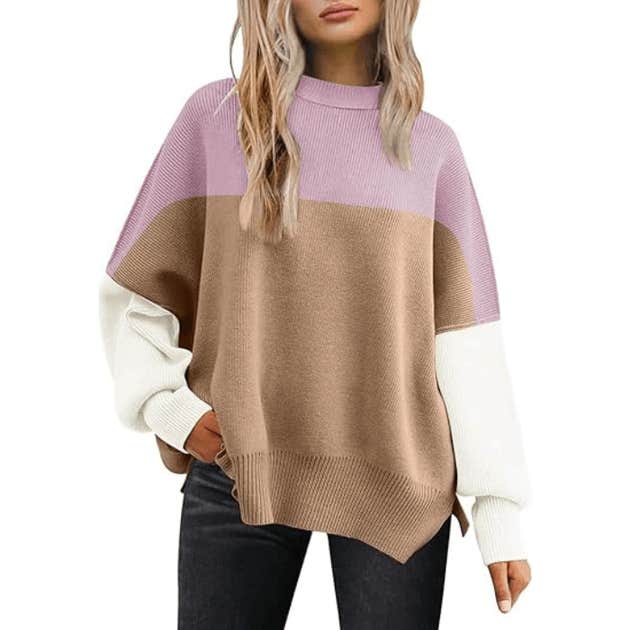 amazon, LILLUSORY Oversized Batwing Sweater