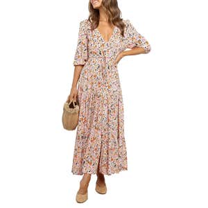nordstrom, Petal & Pup Kelda Floral Midi Dress