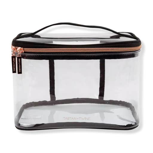ulta, Tartan + Twine Basics Clear Train Case