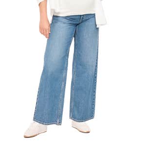 Old Navy Maternity Full-Panel Wow Baggy Jeans