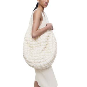 COS Oversized Qquilted Crossbody Bag