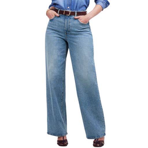 madewell, Madewell The Curvy Perfect Vintage Wide-Leg Jean
