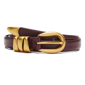 Madewell Women's Chunky Metal Leather Belt