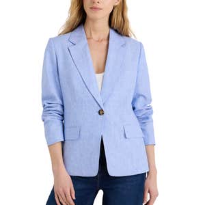 Quince 100% European Linen Structured Blazer