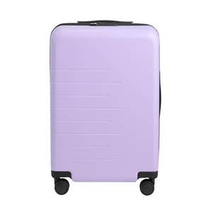 quince expandable carry-on suitcase limited edition lavender