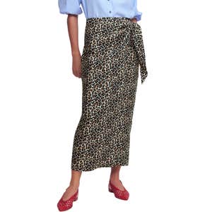 boden, Boden Dimitra Linen Column Skirt