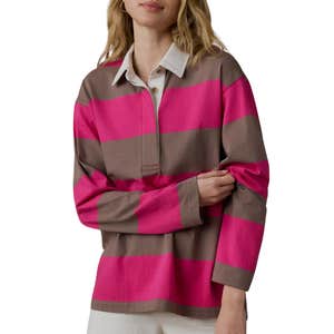 nordstrom, Faherty Stripe Organic & Recycled Cotton Jersey Rugby Shirt
