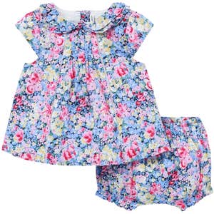 Janie and Jack Baby Floral Ruffle Collar Matching Set
