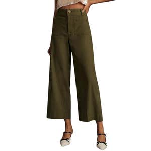 Maeve The Colette Cropped Wide-Leg Pants