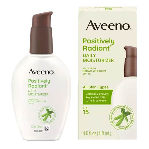 target, Aveeno Positively Radiant Daily Face Moisturizer