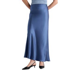 Quince 100% Washable Silk Maxi Skirt