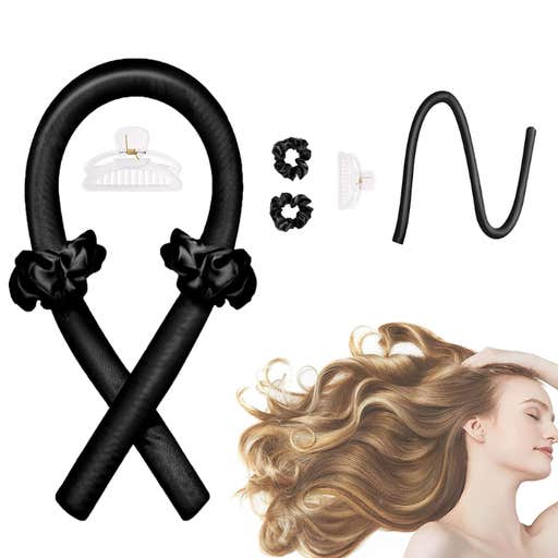 amazon, Corated Heatless Curling Rod Headband