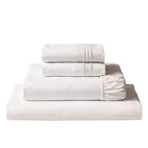 Mellanni Iconic 4-Piece Bed Sheet Set, 16" Deep Pocket