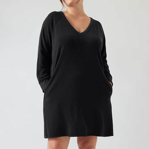 athleta, Athleta Seasoft Long Sleeve Dress