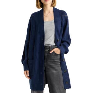 nordstrom, Treasure & Bond Pointelle Wool & Cashmere Cardigan