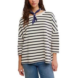 Nordstrom; Free People Second Sense Striped T-Shirt