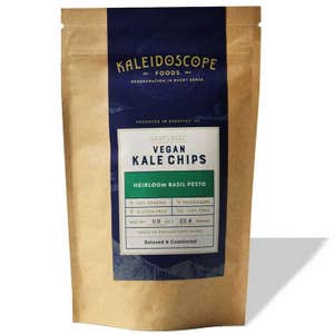 getintothebubble.com, Kaleidoscope Foods Heirloom Basil Pesto Kale Chips