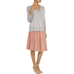 theoutnet.com, Iris & Ink Eloisa Suede Midi Skirt