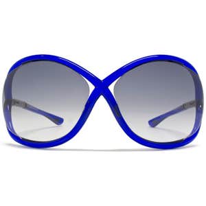 redhotsunglasses.co, Tom Ford Whitney Sunglasses in Shiny Blue