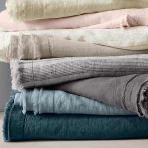 garnethill.com, Eileen Fisher for Garnet Hill White Linen Sheets