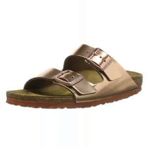 amazon.com, BIRKENSTOCK Metallic Arizona Sandals