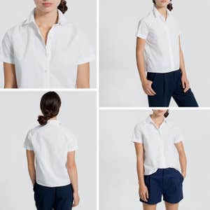 Everlane Short Sleeve White Button Down