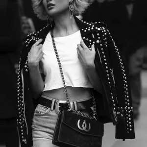 understatedleather.com, Understated Leather Studded Easy Rider Jacket