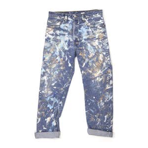 Rialto Jean Project Paint Splattered Boyfriend Jeans