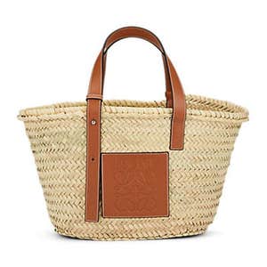 barneys.com, LOEWE Medium Woven Straw Bag