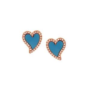 jennifermillerjewelry.com, Jennifer Miller Heart Stud Earrings